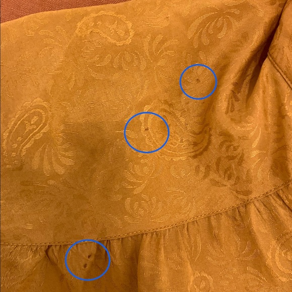 Vintage Reine Seide Gold Button Blouse, Size 42 - Picture 10 of 10